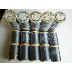 n. 1 Spolette Filato seta UNIVERSAL ZWICKY N.70/3 mt 420 cad colore grigio