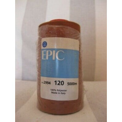 FILATO EPIC 120 MT 5000 100% POLIESTERE COLORE 8772 MARRONCINO X CUCITURE
