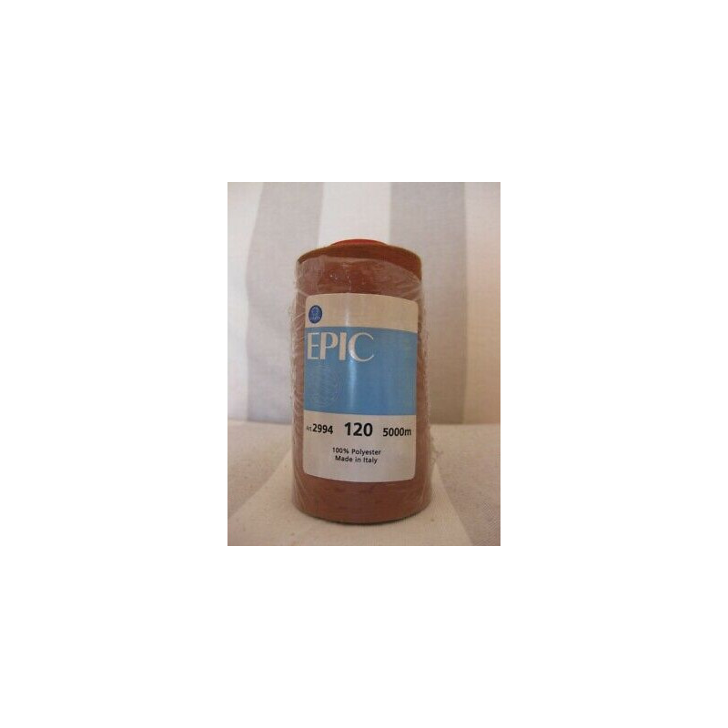FILATO EPIC 120 MT 5000 100% POLIESTERE COLORE 8772 MARRONCINO X CUCITURE