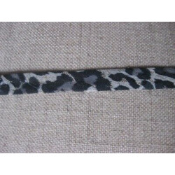 mt 1 PASSAMANERIA A METRAGGIO IN RASO MACULATO GRIGIO CM 1,5 HOBBY CUCITO