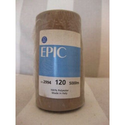 FILATO EPIC 120 MT 5000 100% POLIESTERE COLORE 8565 BEIGE SCURO X CUCITURE