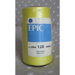 FILATO EPIC 120 MT 5000 100% POLIESTERE COLORE 1185 GIALLO PER CUCITURE