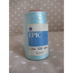 FILATO EPIC 120 MT 5000 100% POLIESTERE COL 6389 AZZURRO X CUCITURE