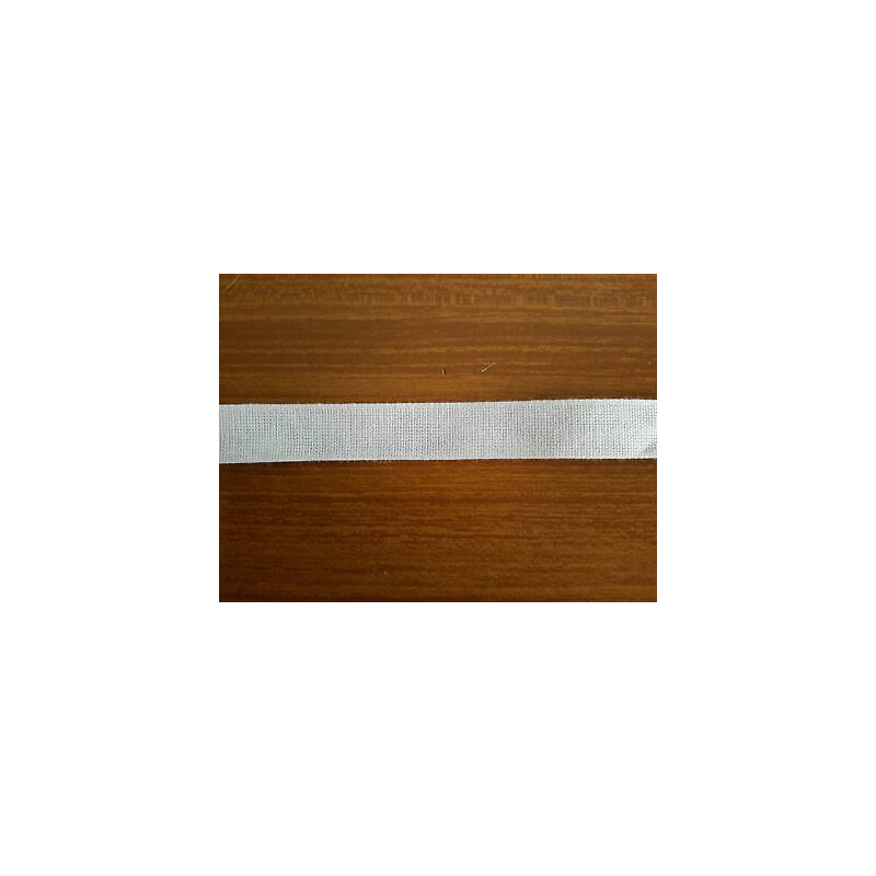 Metri 10 fettuccia passamaneria tessuto cotone bianco cm 1,5