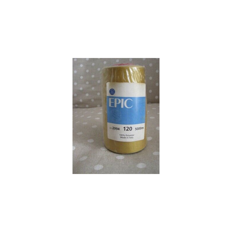 FILATO EPIC 120 MT 5000 100% POLIESTERE COL 1472 SENAPE X CUCITURE