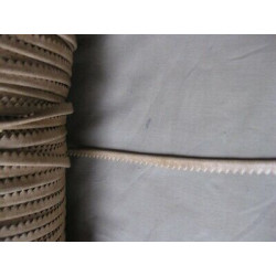 mt1 BORDINO BORDATURA A METRAGGIO IN ECOPELLE COLORE BEIGE ALTO CM 0,5