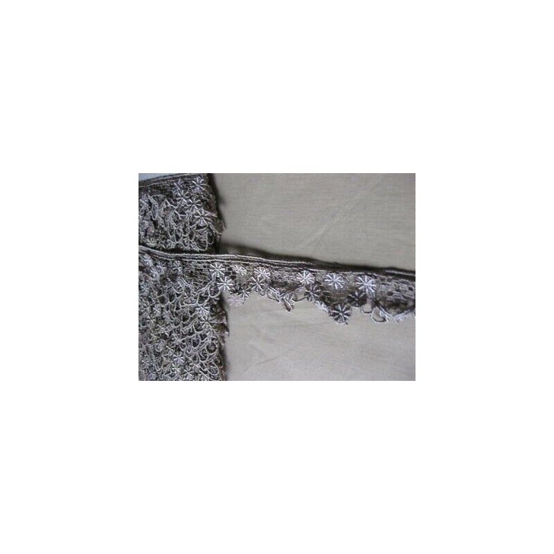 Metri 1 di Passamaneria in pizzo beige cm 4