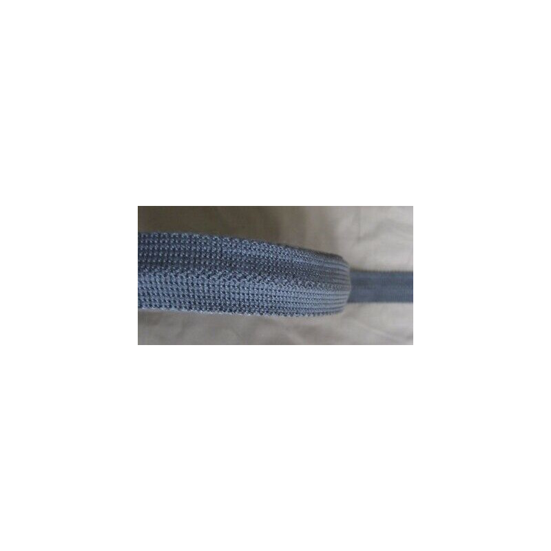 Metri 1 di Passamaneria in cotone lavorato grigio alta cm. 3
