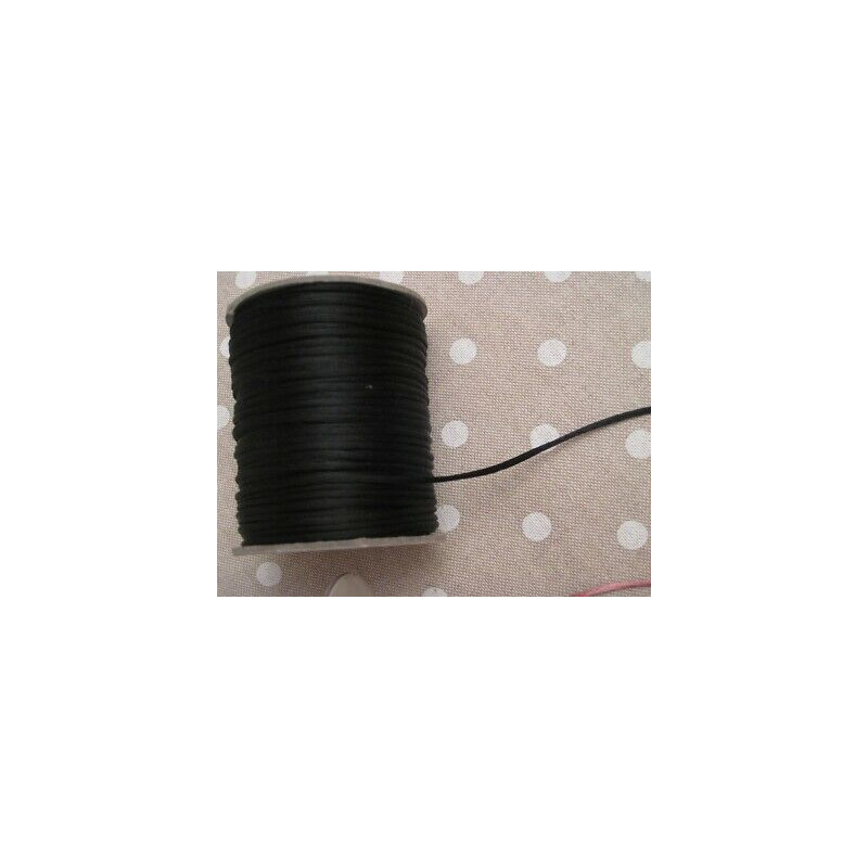 MT3 CODA TOPO CORDA CORDINO CORDONCINO BRACCIALETTI NERO BIGIOTTERIA BOMBON
