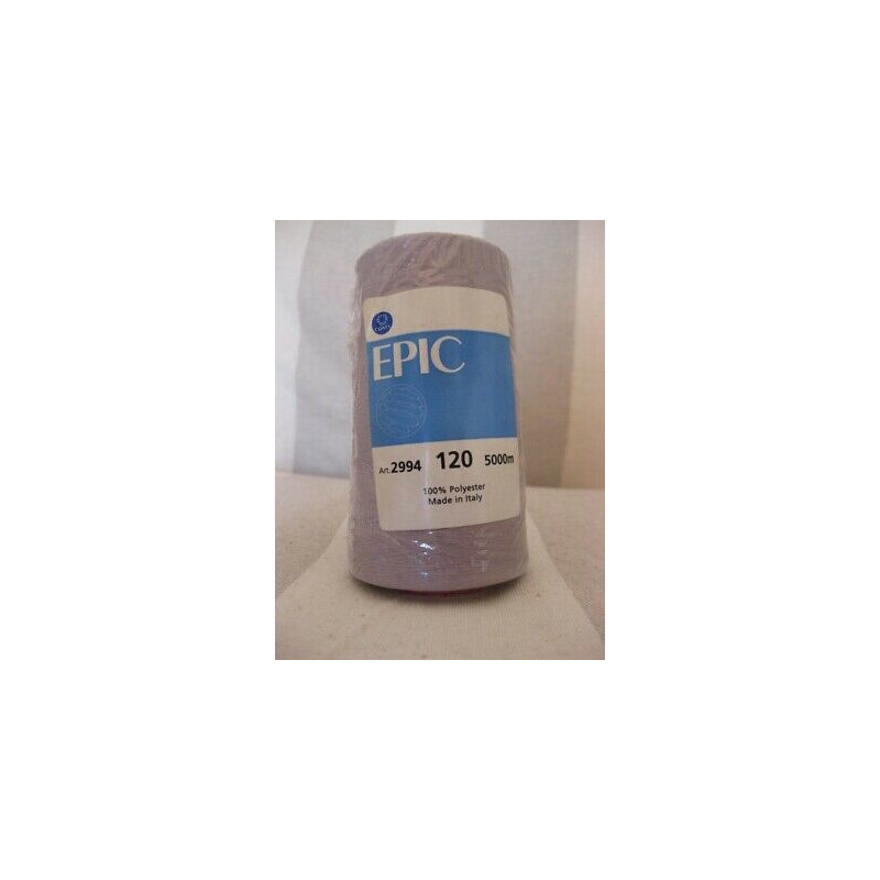 FILATO EPIC 120 MT 5000 100% POLIESTERE COL. 9674 LILLA X CUCITURE