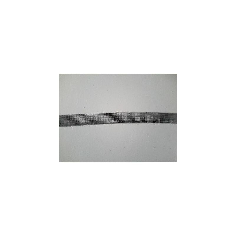 Metri 5 di Passamaneria retina maglina elastica nero alta mm 8