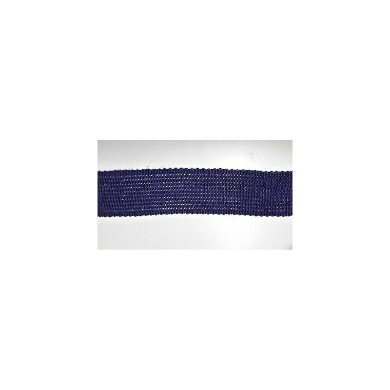 Metri 1 Passamaneria in tessuto maglina blu scuro alta cm. 3