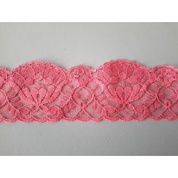 Metri 1 di Passamaneria in pizzo fuxia alta cm 4