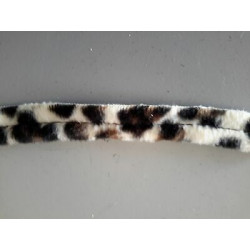 Metri 1 di Passamaneria in pelo maculata alta cm 4