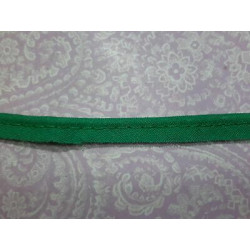 Metri 5 di Passamaneria in tessuto con bordo rialzato colore verde cm 1