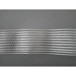 Metri 5 di Passamaneria retina elastica bianco alta cm 3,5