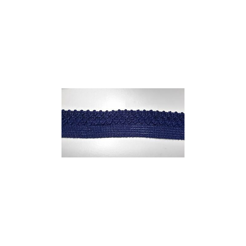 Metri 1 Passamaneria in tessuto maglina blu alta cm. 3