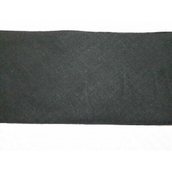 mt 75 circa Nastro tessuto cotone 100% NERO alto cm. 7,5