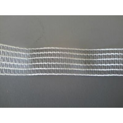 Metri 5 di Passamaneria retina elastica bianco alta cm 2
