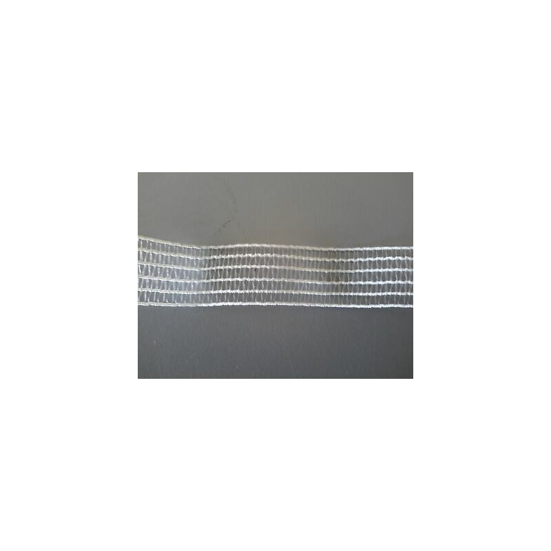 Metri 5 di Passamaneria retina elastica bianco alta cm 2