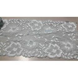 Metri 1 Passamaneria pizzo merletto azzurro alta cm 15 circa
