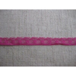 Metri 1 di Passamaneria in pizzo fuxia cm 1,5