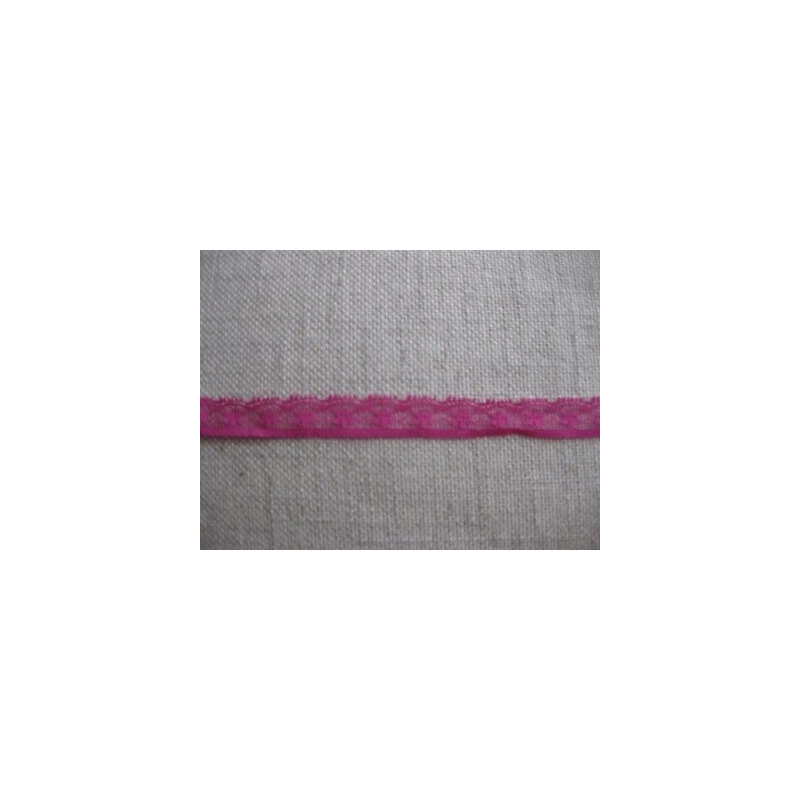 Metri 1 di Passamaneria in pizzo fuxia cm 1,5