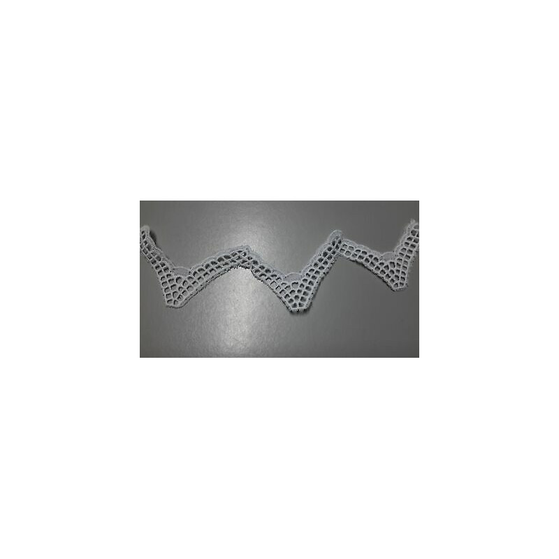 Metri 1 Passamaneria pizzo merletto bianco alta cm 4,5 circa