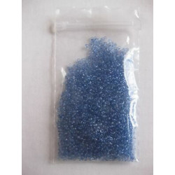 3542) 35 gr perline azzurro...