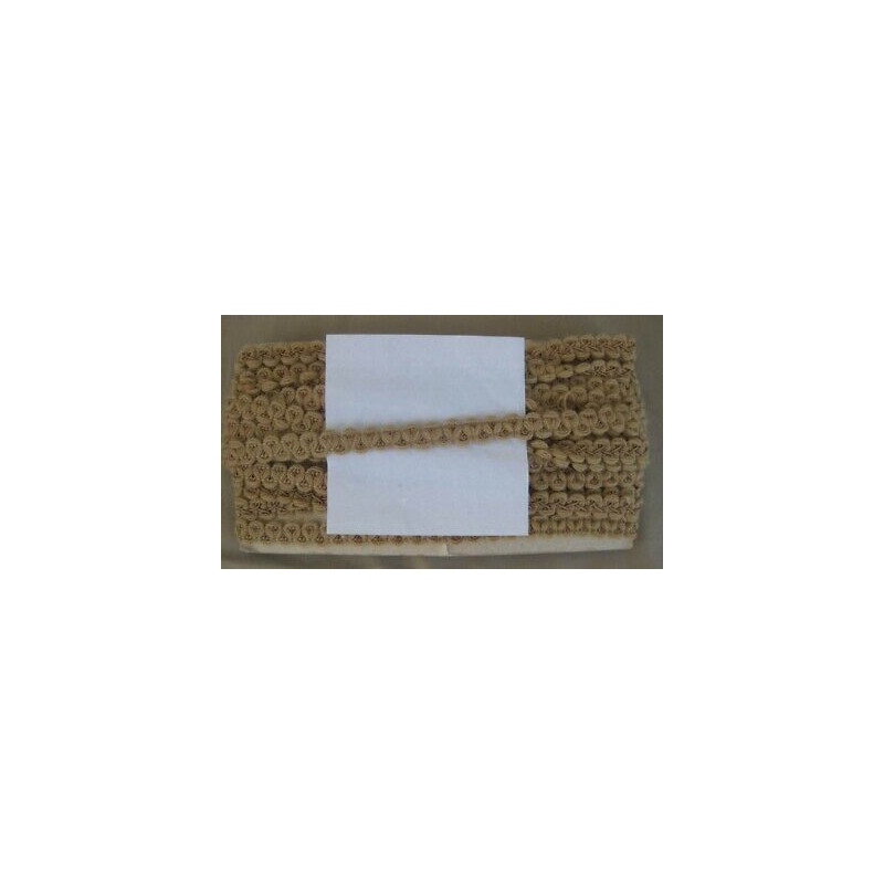 Metri 1 di Passamaneria in lana lavorata beige alta cm. 1