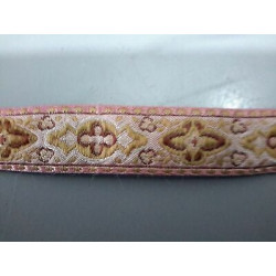 mt 1  passamaneria in tessuto colore rosa cm 1,5