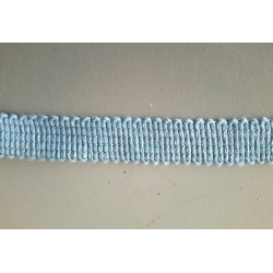 Metri 5 di Passamaneria bordatura in tessuto lavorato azzurro D cm. 1,5