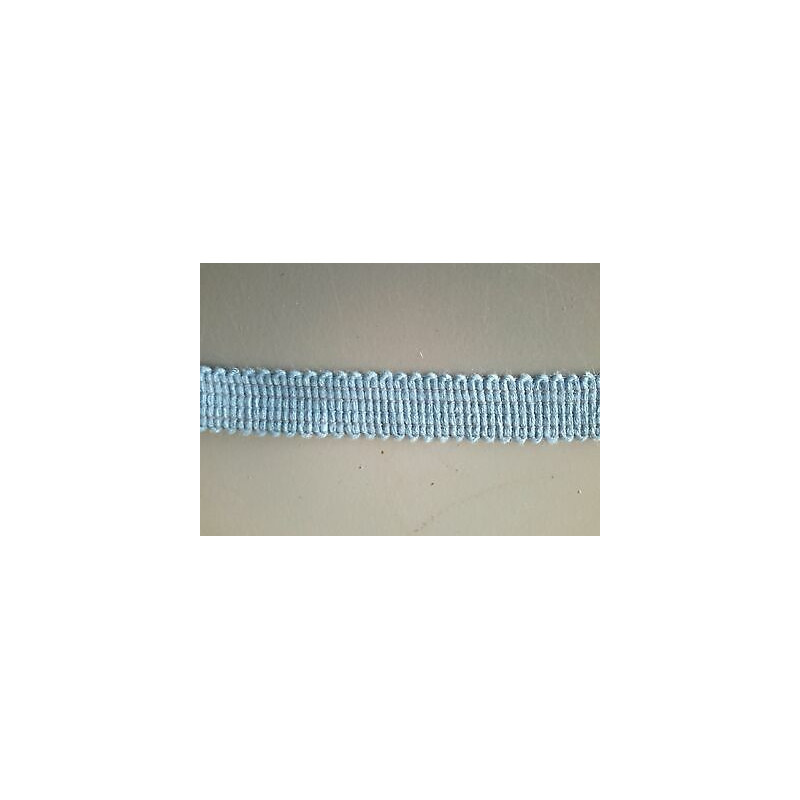 Metri 5 di Passamaneria bordatura in tessuto lavorato azzurro D cm. 1,5