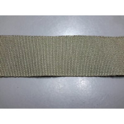Metri 5 circa fettuccia passamaneria tessuto cotone verde a coste alta cm 