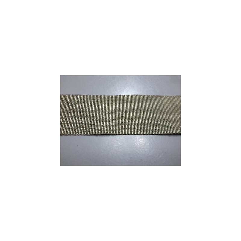 Metri 5 circa fettuccia passamaneria tessuto cotone verde a coste alta cm 