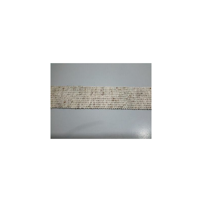 Metri 1 di Passamaneria in TESSUTO LEGGERO BEIGE MELANGE alta CM  3