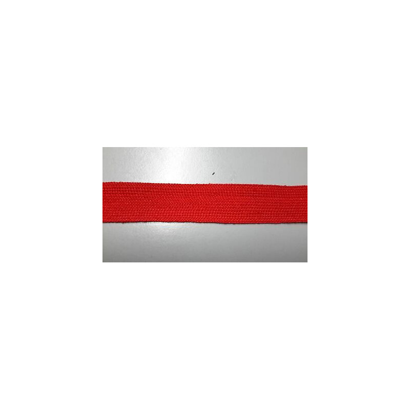 Metri 10 Passamaneria in tessuto maglina rosso alta cm. 2,2