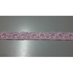 Metri 10 Passamaneria pizzo merletto rosa alta cm 2 circa