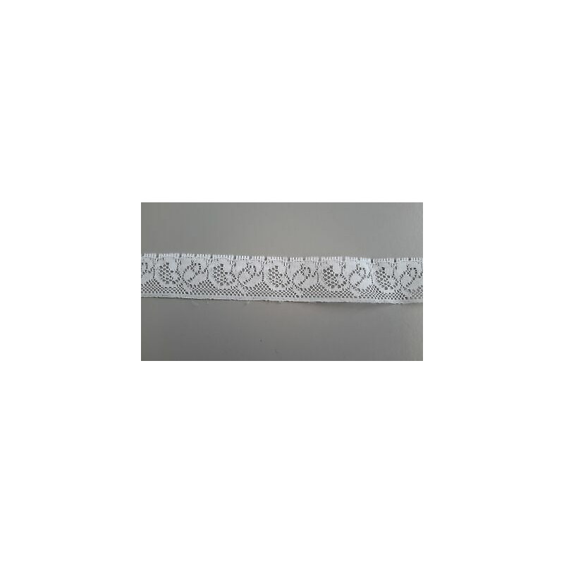 Metri 8 di Passamaneria in pizzo merletto colore bianco alta cm 2,5