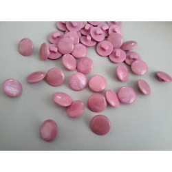n 10 Bottoni rotondi in plastica colore lilla cm 1,5 foro dietro