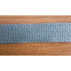 metri 5 Nastro in cotone intrecciato bratella pesante grigio chiaro cm 2 z