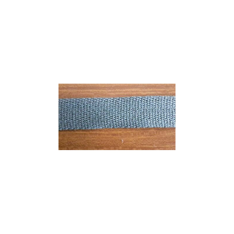 metri 5 Nastro in cotone intrecciato bratella pesante grigio chiaro cm 2 z