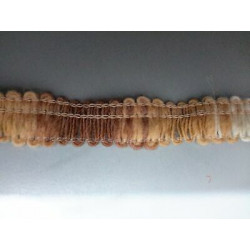 Metri 1 di Passamaneria in lana beige  alta cm. 1,5