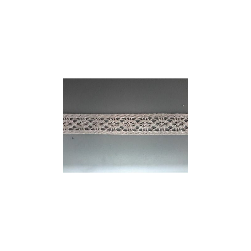 Metri 1 di Passamaneria in pizzo macramè beige alta cm 2