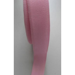 Mt. 20 di Nastro di cotone rosa alto cm. 2
