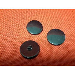 N. 3 Bottoni rotondi in plastica colore nero foro dietro mm 32 circa