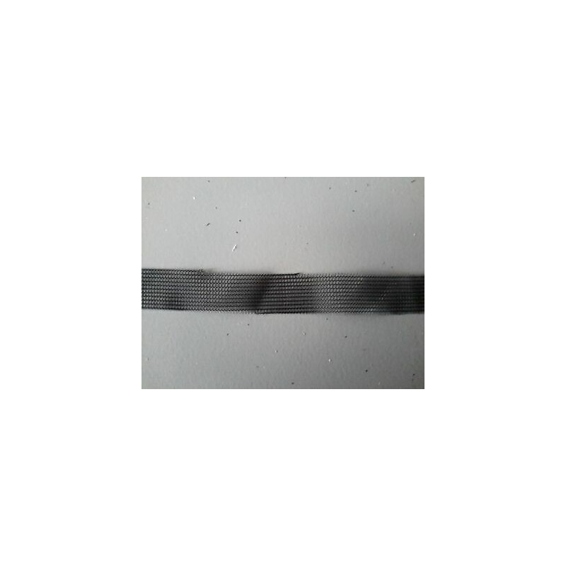 Metri 5 di Passamaneria retina maglina elastica nero alta cm 1
