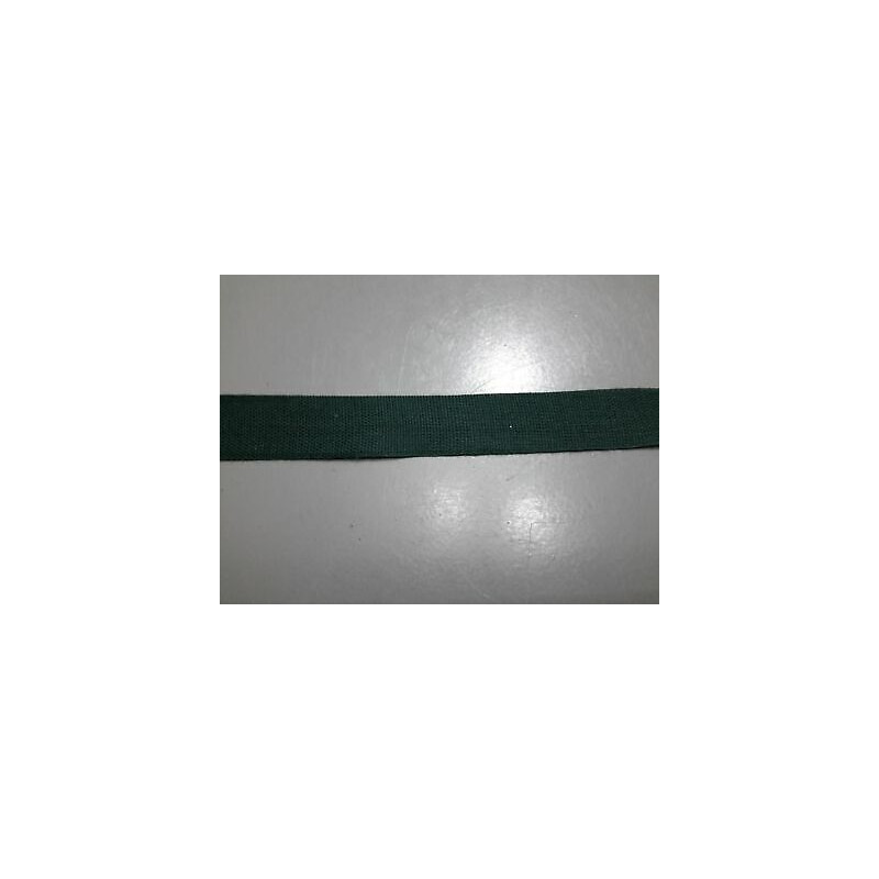 Metri 20 circa fettuccia passamaneria tessuto cotone verde in tela cm 1,5