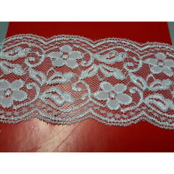 Metri 10 di Passamaneria in pizzo merletto colore bianco alta cm 10