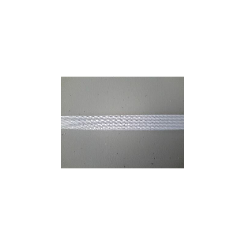 Metri 5 di Passamaneria retina maglina elastica bianco alta cm 1